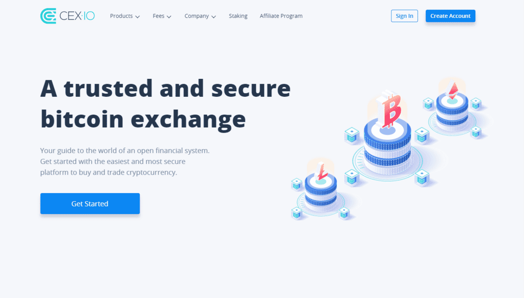 CEX.IO Homepage