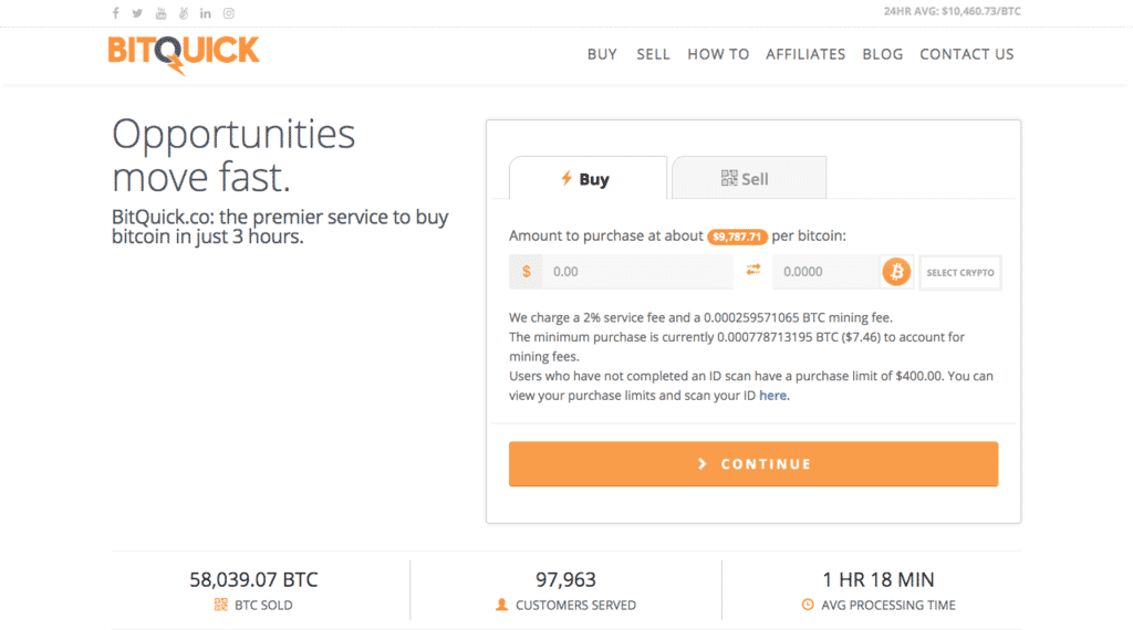 BitQuick Homepage