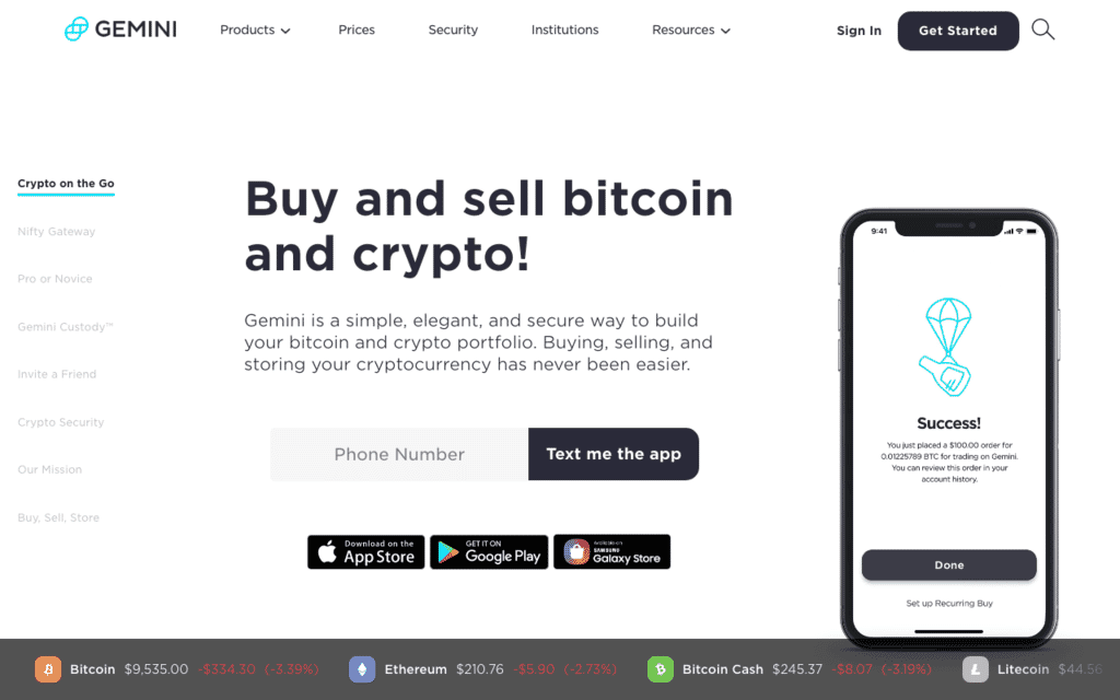 Gemini Homepage