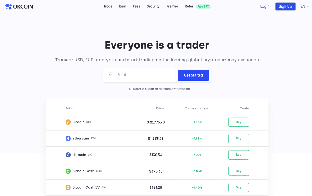 OkCoin Exchange
